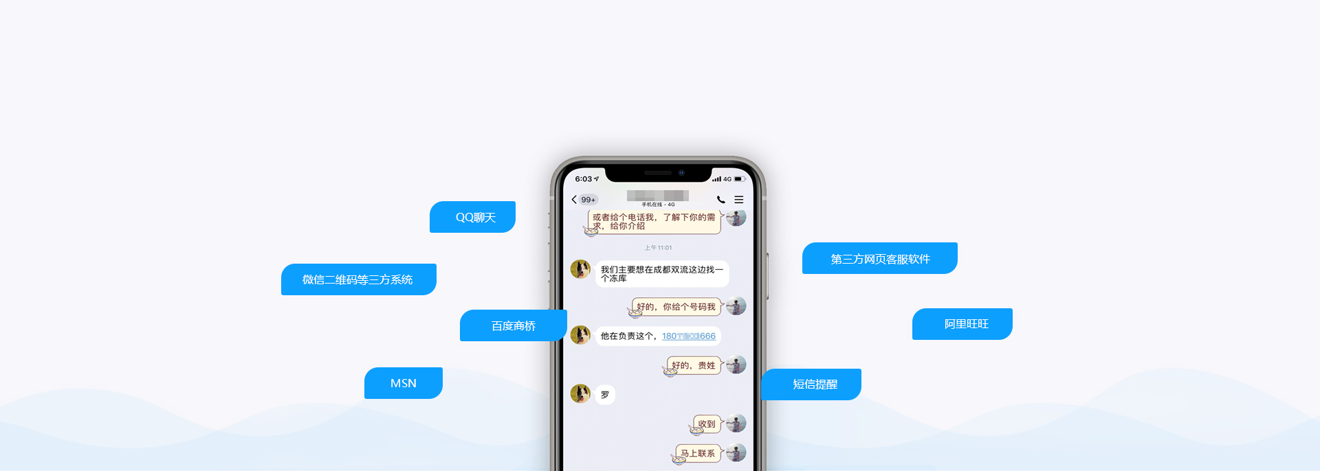 覆蓋客戶溝通所有入口